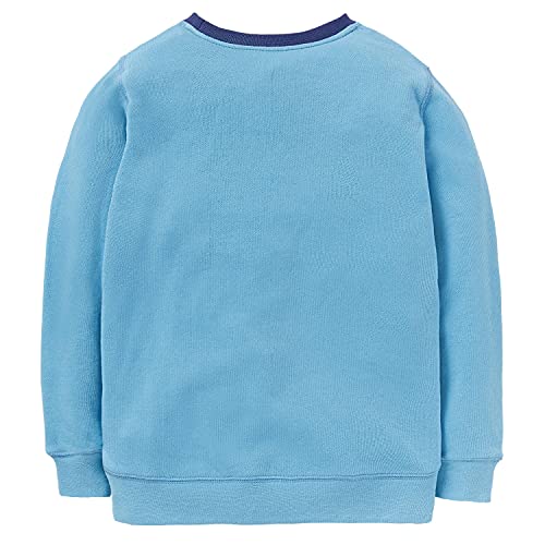 Toddler Boy's Shark Sweatshirts Clothes, Crewneck Long Sleeve Shirt Top Outfits Forest Blue 2T2