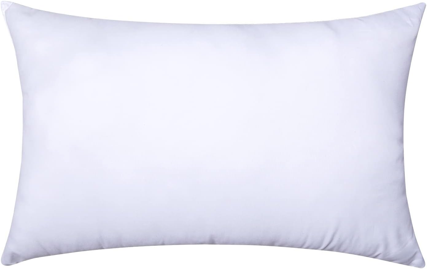 MIULEE Throw Pillow Insert Premium Pillow Stuffer Sham Rectangle for Decorative Cushion Bed Couch Sofa 16x24 Inch