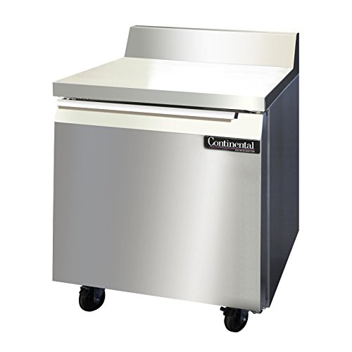 Continental Refrigerator SWF32-BS Single Section Work Top Freezer 32