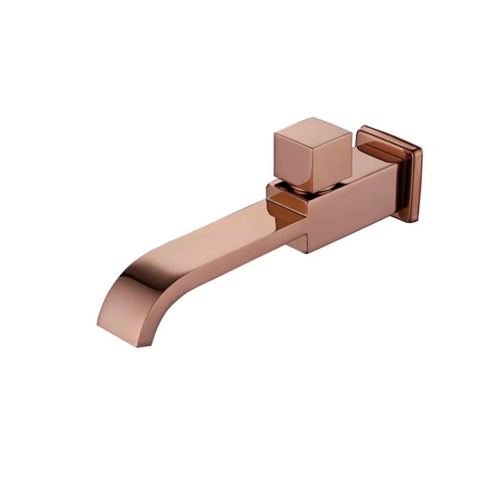 Robinet mitigeur de lavabo or rose froid encastrable moderne