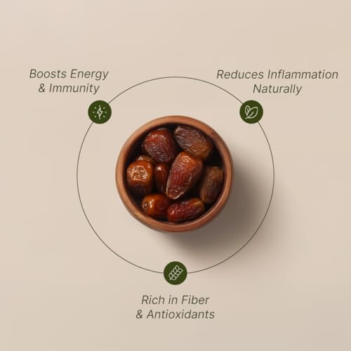 Image of Rostaa Gourmet Medjool Dates 680g | Premium Quality Khajoor | Naturally Sweet & Soft Date | Rich in Fiber & Antioxidants | Healthy Energy Snack | 100% Natural Dry Fruits