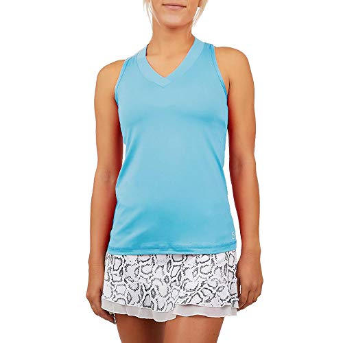 SOFIBELLA UV Colors Racerback Tank - Baby Boy Blue