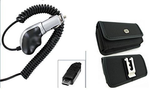 Heavy Duty Car Charger Adapter for Tracfone LG Optimus Dynamic 2 II LGL39C L39c_sold By MechSoft Wireless