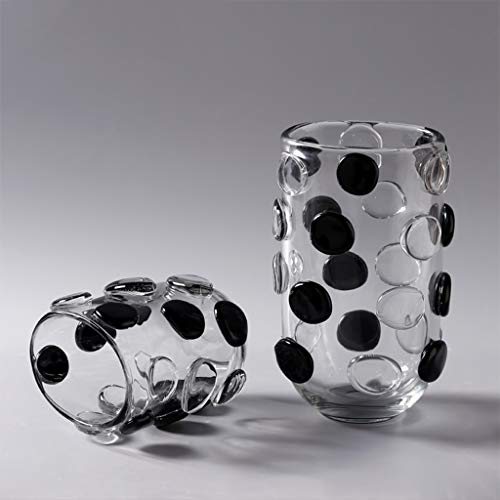 Vase en verre d'art décoratif au design moderne pour table de dîner - 7