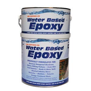 Damp Proof Epoxy Resin Water Based Paint for Garages, Walls, Basements and Tanks - 5L (White)