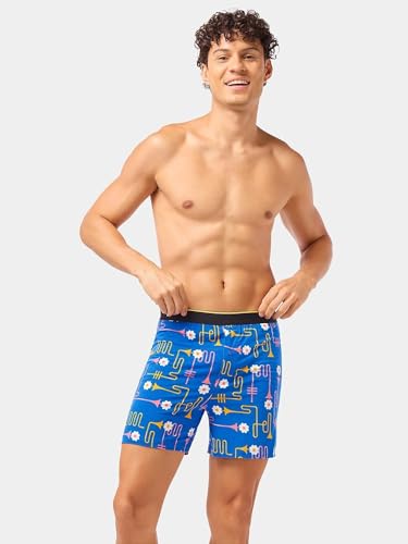 Image of Bummer Printed Micro Modal Boxers Shorts for Men - Ultra Soft & Breathable, 3 Times Softer Than Cotton, Anti-Bacterial, Stretchable for Ultimate Comfort, Combo Pack of 2 (A Shark Tank Product)