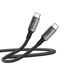 USB4 USB C to USB C Cable, 240W, USB 4.0, 40Gbps Data Sync, 8K Video [USB-IF Certified] Fast Charging, Compatible with Thunderbolt 4, 3, MacBook, iPhone 17,16, SSD, USB C Monitors, 3.3ft 40Gbps