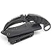 MASALONG Outdoor Survival Claw Tactical Teeth Knife Double Edged Sharp Fixed Blade Knife with Sheath (Stone wash Version-kydex Sheath)