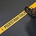 SmartSign Yellow 4 inch x 100 feet Pedestrian Walkway Floor Marking Tape, 32 mil Vinyl Floor Tape, Superior Mark Industrial Use Safety Tape with Beveled Edges, Strong Adhesive