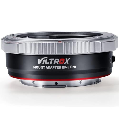 Image of VILTROX EF-L Pro Lens Mount Adapter EF /EF-S Lens to L mount Camera with Security Lock Autofocus Lens Converter Compatible with Canon EF /EF-S Lens to L-mount Camera Leica SL2 /Lumix S1 S1H S5 /Sigma fp L