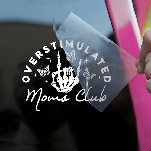 ETTAMONSY Overstimulated Mom Club Decal
