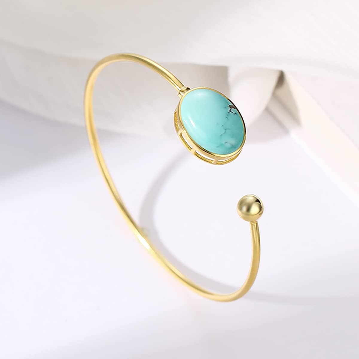 925 Sterling Silver Hollow Bezel Cup Bangle Base fit 10X14/12X16/13X18mm Oval Cabochon Setting Bracelet Tray Blank for Crafting DIY Jewelry Making