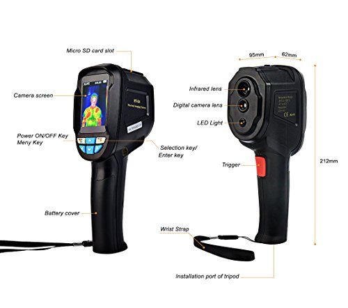 Thermal Imaging Camera-Handheld Infrared Camera with Real-Time Thermal Image,Infrared Image Resolution 220 x 160-Temperature Measurement Range -20°C-300°C,IR Thermal Imager,Hti-Xintai - Thumbnail 7