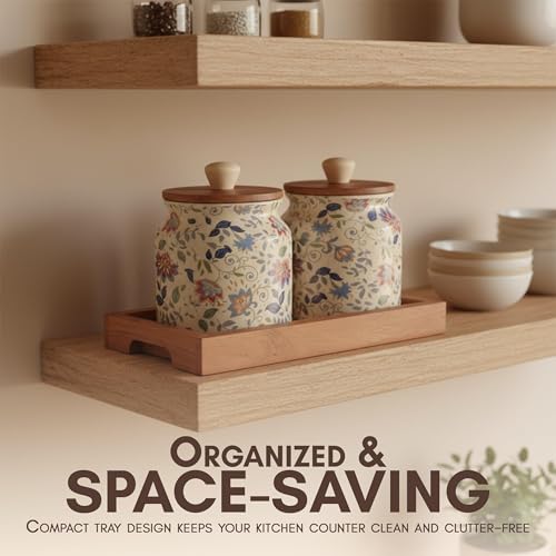 Image of Ceramic Storage Jar with Lid | Multipurpose Kitchen Storage Container for Pickle, Spices, Sugar, Tea & Snacks | Durable Airtight Canister for Home & Office (2, Off White2, Pack Of 2)