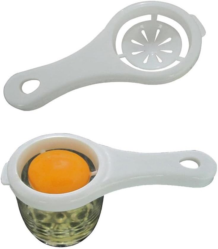 1PC Egg Yolk Separator Divider White Plastic Convenient Household Eggs Tool Cooking Tool Kitchen Accessories