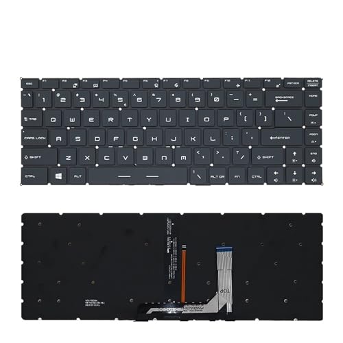 MSI GF63/GF63 8RD/GF63 8RC PS63 P65 PS42 GS65 8RE/GS65 8RF/GS65 GS65VR MS-16Q1/Q2/Q3/Q4 S1-01/02/03/04�p���V�A��L�[�{�[�h(US Black Backli