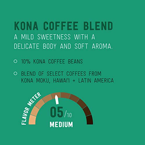 Image of Happy Belly an Amazon Brand -Medium Roast Coffee Pods, Kona Blend, Compatible with Keurig 2.0 K-Cup Brewers, 100 Count
