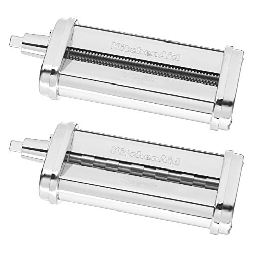 Kitchenaid Ksmpca Pasta Cutter Attachment Set (2 Piece), One Size, Silver #TOP1