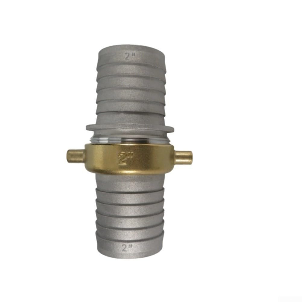 Conector Manguera Aluminio con 4 Abrazaderas Antióxido(1.5inch)