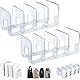 Elezeal 2 transparente Acryl-Zeitschriftensammler, multifunktionaler Schreibtisch-Ordner, Buchablage, kann auch als Flaschenablage/Küchendeckel-Organizer/Handtaschen-Clutch-Tasche verwendet werden