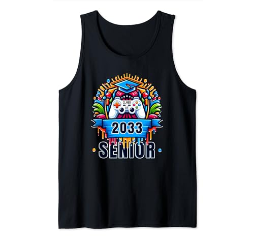 Senior 2033 Class of 2033 Graduation Decorations Senior 2033 Tank Top