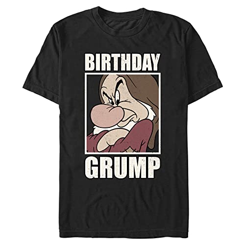 T-shirt Grumpy Disney 4XL noir homme grand : la coupe longue idéale qui ne remonte plus