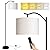 BoostArea Floor Lamp for Living Room,Arc Floor Lamp with Remote Control,Stepless Dimmable Brightness & Colors Temperature 2700k-6500k,Modern Standing Lamp for Bedroom Study Room Office,Beige