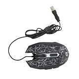 [CONSTRUCTION DURABLE] La tête USB avec anneau magnétique et fil tressé en cuivre pur anti-interférence rendent cette souris spécialement conçue pour les joueurs.
