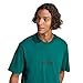 Adidas Men's Essentials LINEAR Single Jersey Tee, Collegiate Green/Black, XL