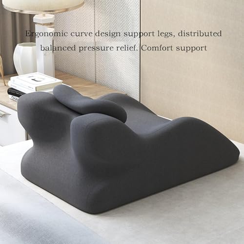 Almohada de elevación de piernas, cojín ergonómico antideslizante, almohada multifuncional cómoda para leer y descansar, ideal para apoyo y recuperación de piernas