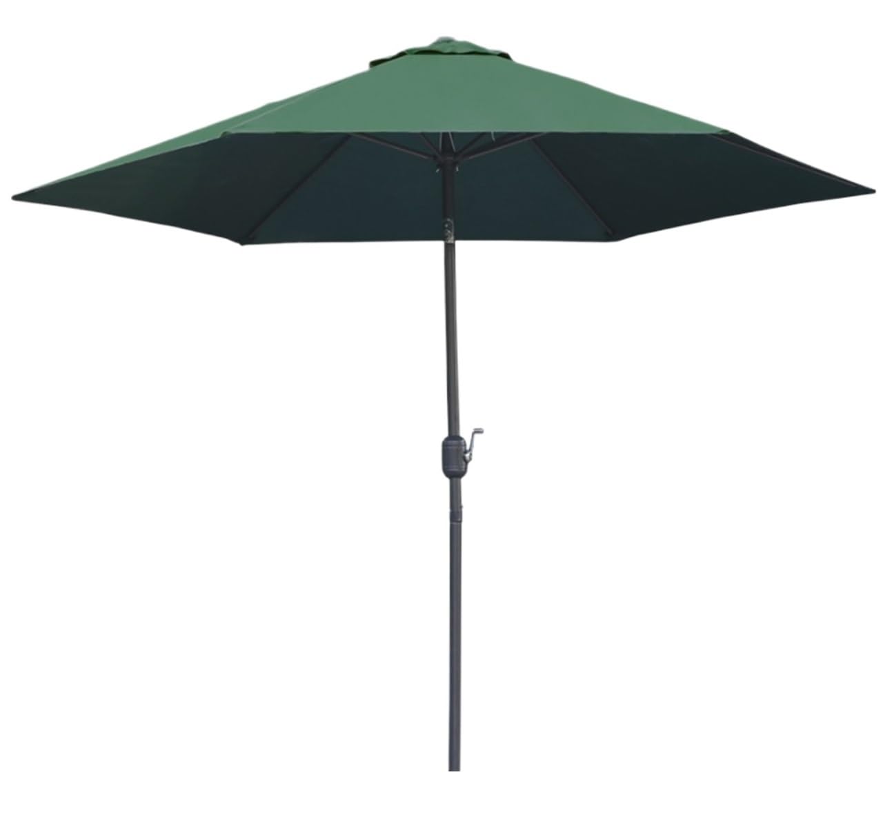 Parasol de jardín con protección UV y tejido impermeable color verde