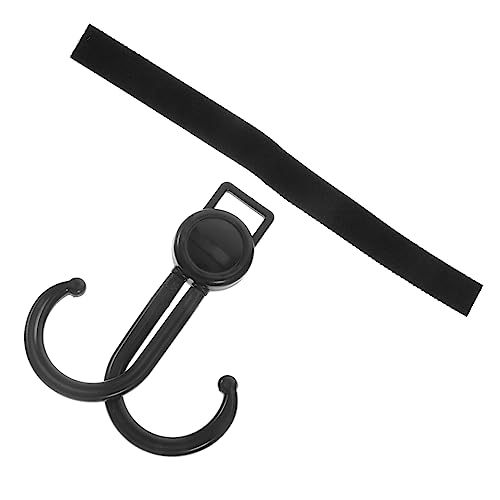 ibasenice Outdoor Stroller Accessory Double Hook Bag Hanging Sturdy for Bags Wheelchair Compatible