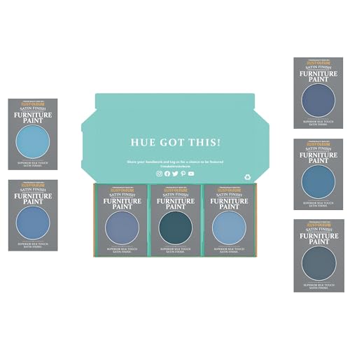 Rust-Oleum Furniture Paint in Satin Finish – Deep Blue Tester Box