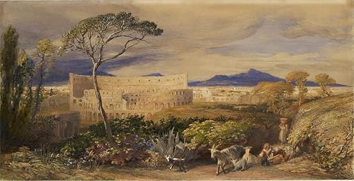 Affiche de Arts Colisée Mont Alban Peinture Paysage 60x90