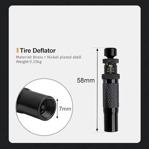 Dégonfleur de pneu rapide portable pour voiture et moto - 4