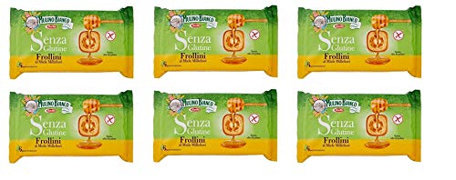 Mulino Bianco Frollini al miele Millefiori 6 x 250g = 1500g Süße Backware Kese mit Blütenhonig