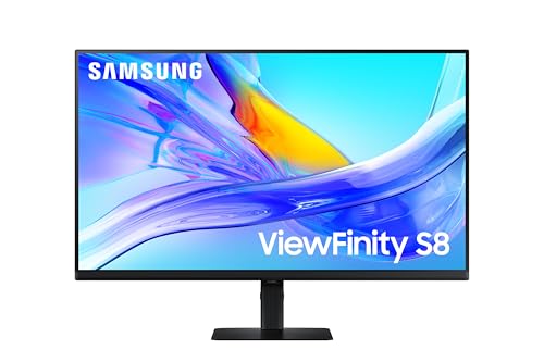Monitor Samsung ViewFinity S8 37', 4K, USB-C (90W), USB Hub, Display Port, HDMI, HAS