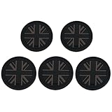 5 pièces Tapis de coude en Silicone Union Jack, Mat de Tasse antidérapant, imperméable et inodore pour Mini Cooper Clubman R55 2007 2014, Accessoires intérieurs de Voiture faciles à Nettoyer