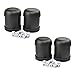 Mallofusa Hard Plastic Game Dice Cup Set, 4 Dice Cups with 20 Dices Numbered 1-6