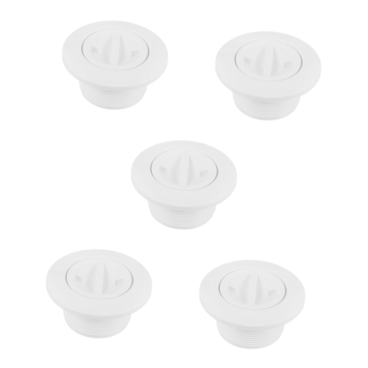 BESPORTBLE 5pcs Pool Vacuum Head Ergonomic Drain Cover for In-ground/Above-Ground Pools Fade-Resistant Safety Lid