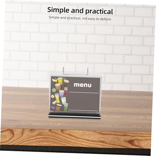Présentoir menu restaurant horizontal et support bureau pour affichage table de publicité
