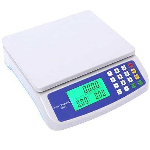 デジタル価格計算キッチンスケール30kg / 1g LCDディスプレイ付き業務用はかり、食品肉デリフルーツ市場向けの高精度電子価格コンピューティングスケール
