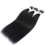 extensions bondings kaufen Länge: 50cm (20 Zoll) - Gewicht: 1g/Strähne - U-Tip zur Einarbeitung mit Wäremezange.