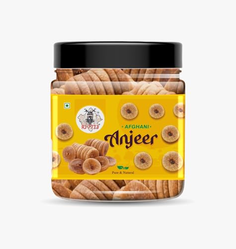 Image of Anjeer RJ 7773 Premium Dried Afghani Anjeer, Rich in Fibre, Calcium & Iron, Low Calorie, Fat-Free Dried Figs (1 kg)