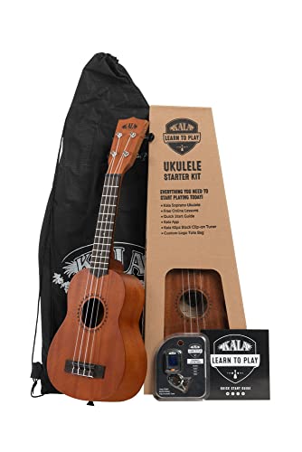 KALA LTP-S – Kit d’apprentissage Ukulele soprano - Les Beatles, Paul McCartney, John Lennon, RIngo Starr, George Harrison KALA LTP-S - Kit d'apprentissage Ukulele soprano
