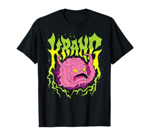 TMNT Heavy Metal Krang Retro Cartoon T-Shirt