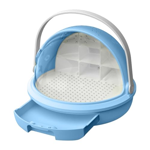Conteneur pour l'observation de vers à soie avec cage d'élevage bleue - 2