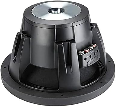 Alpine R2-W12D4 12 2250W Peak Subwoofer & R2-A75M 750W RMS Monoblock Amplifier Bundle High-Power, Deep Bass Audio System for Cars