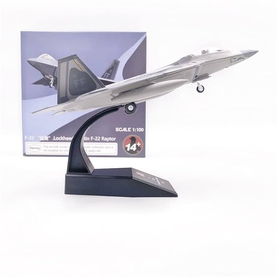 アシェット 1/100 F-22 Rapter アメリカ空軍 Amazon.com: USAF F-22 Raptor 1/100 Diecast Aircraft Model