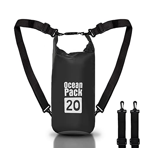 Dry Bag, Waterproof Backpack, Roll Closure and Shoulder Strap